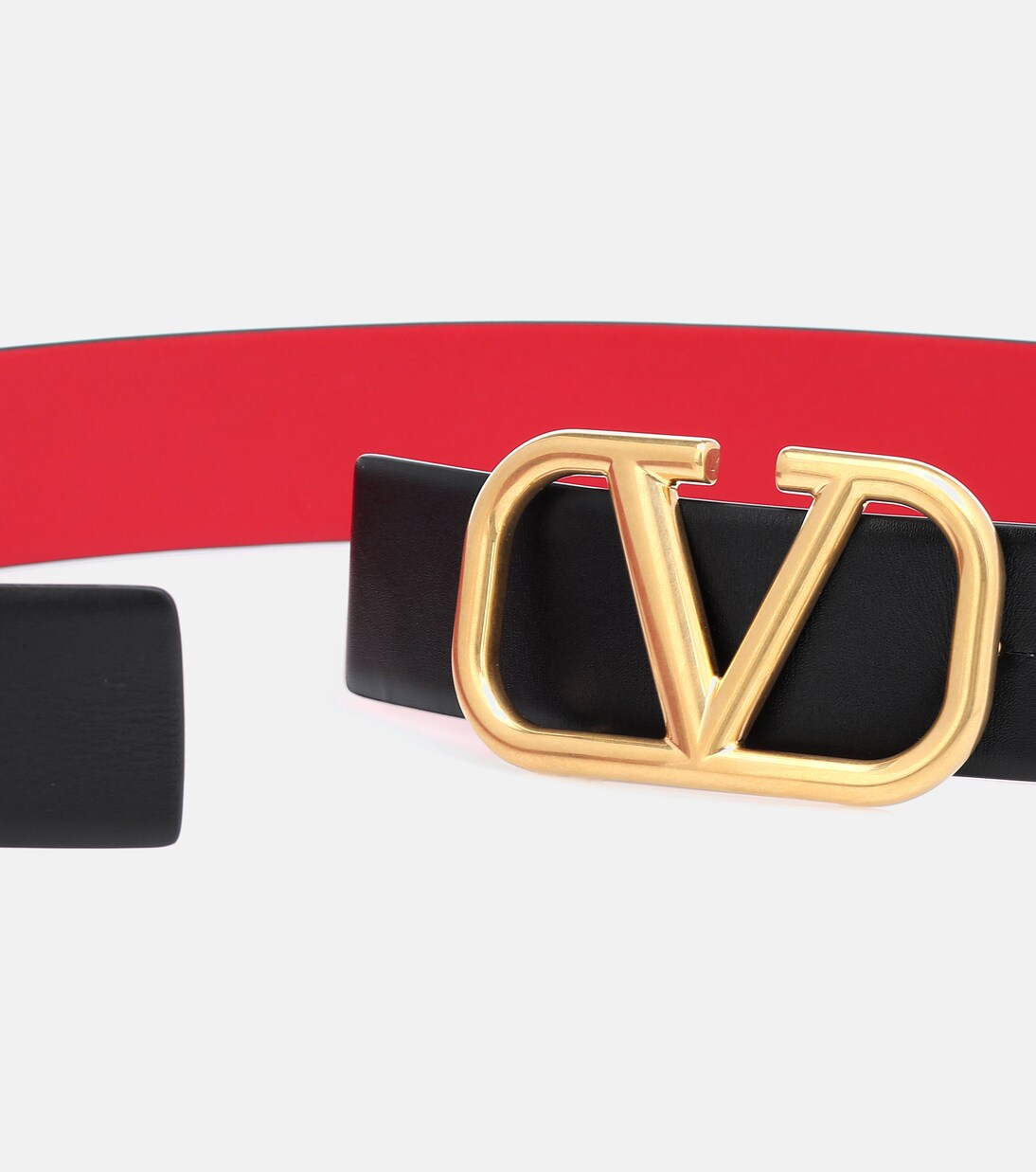 VLogo Signature reversible leather belt | Valentino Garavani