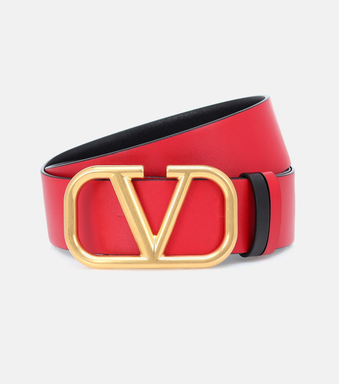 VLogo Signature reversible leather belt | Valentino Garavani