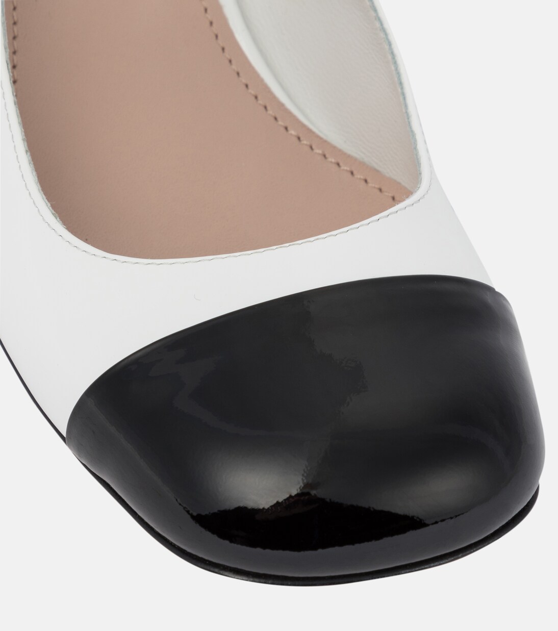 Verzierte Mary-Jane-Pumps aus Leder | Miu Miu