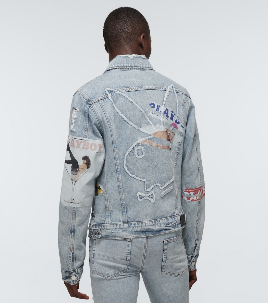 Playboy denim trucker jacket | Amiri