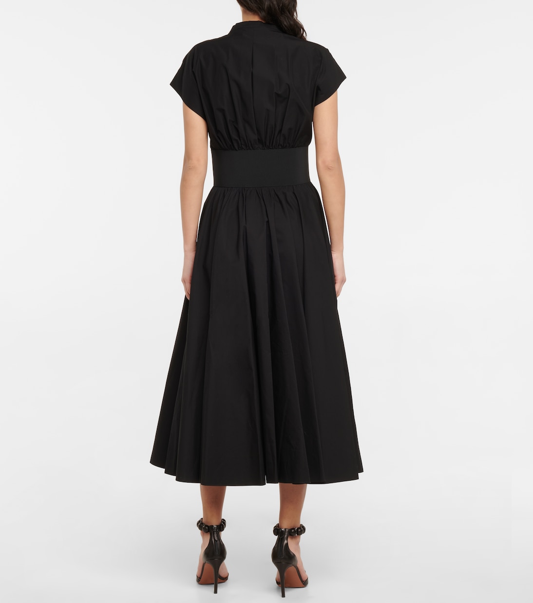Midikleid aus Baumwollpopeline | Alaïa