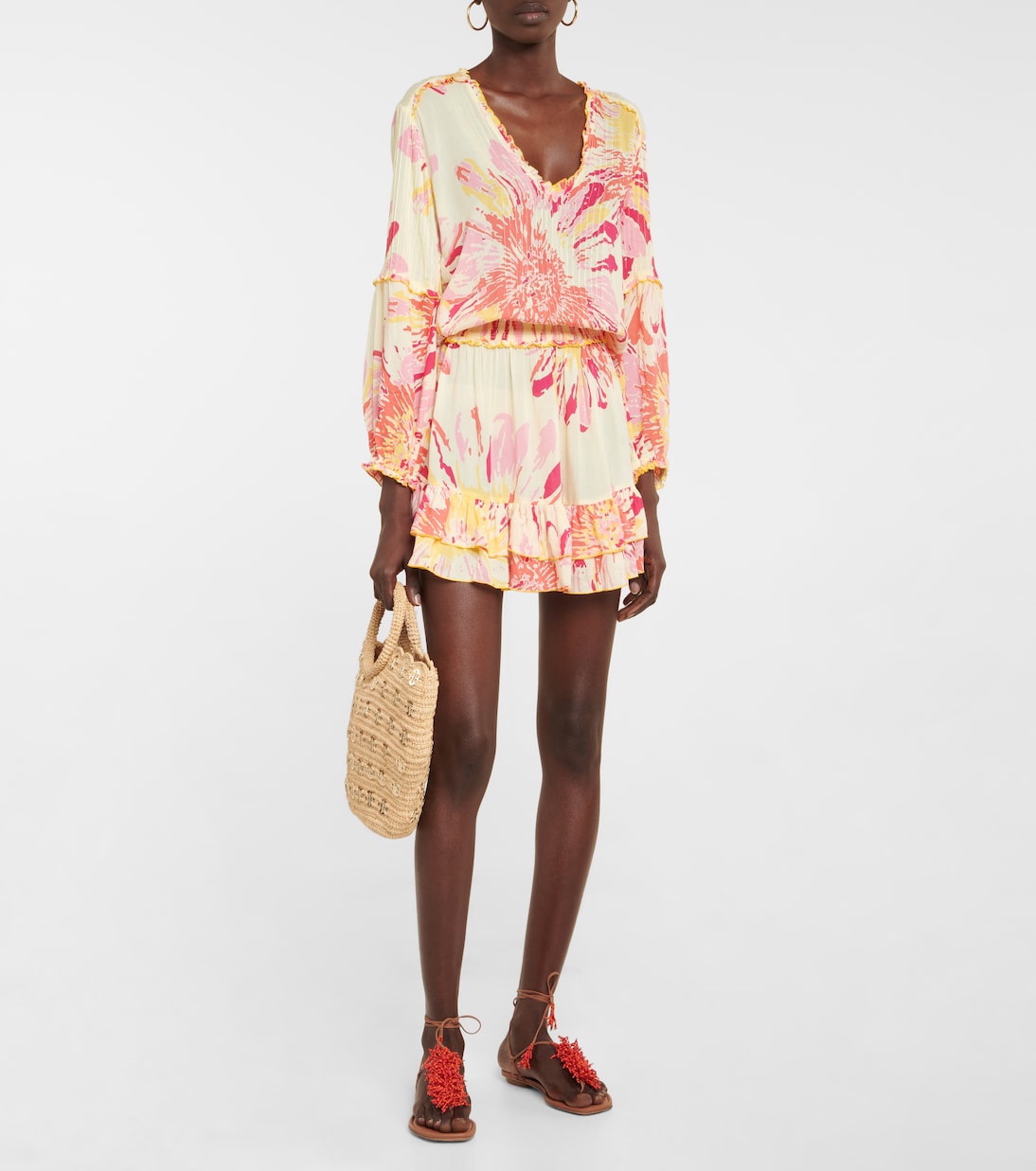 Robe Ilona à fleurs | Poupette St Barth