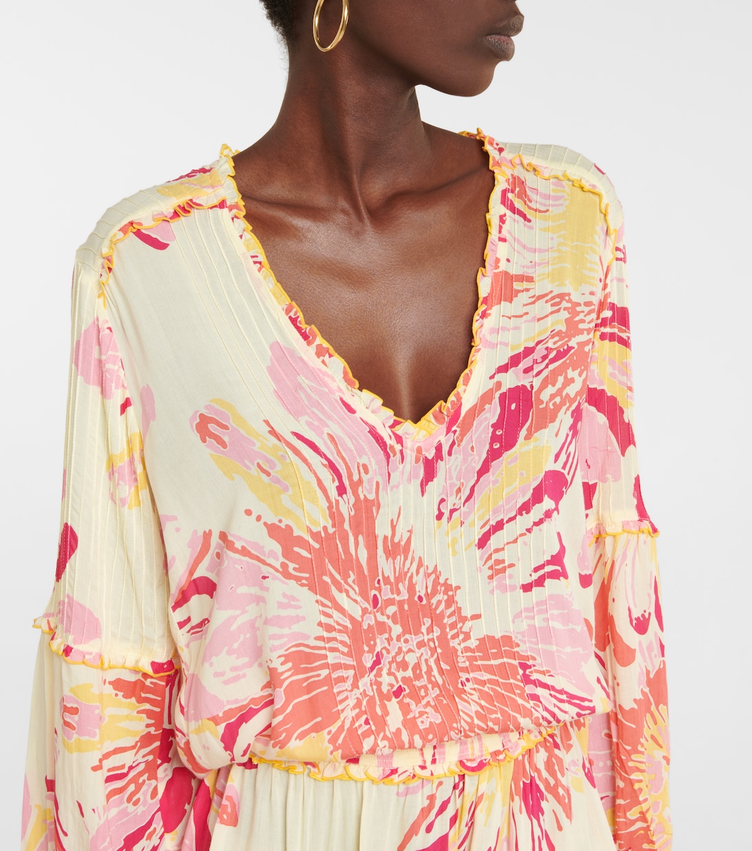 Robe Ilona à fleurs | Poupette St Barth