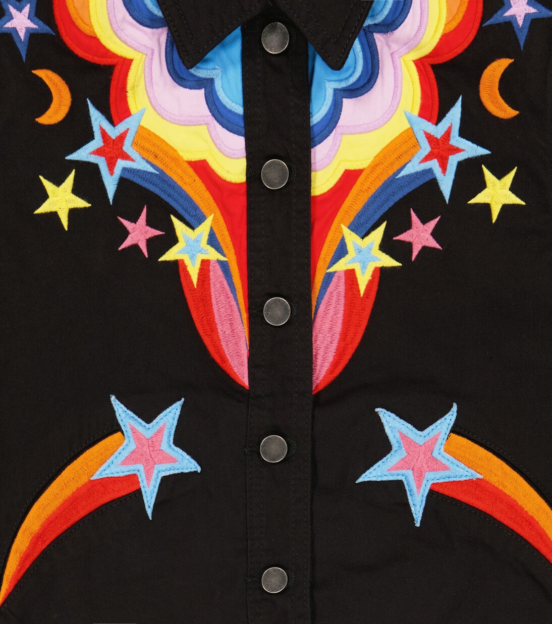 Embroidered denim jacket | Stella McCartney Kids