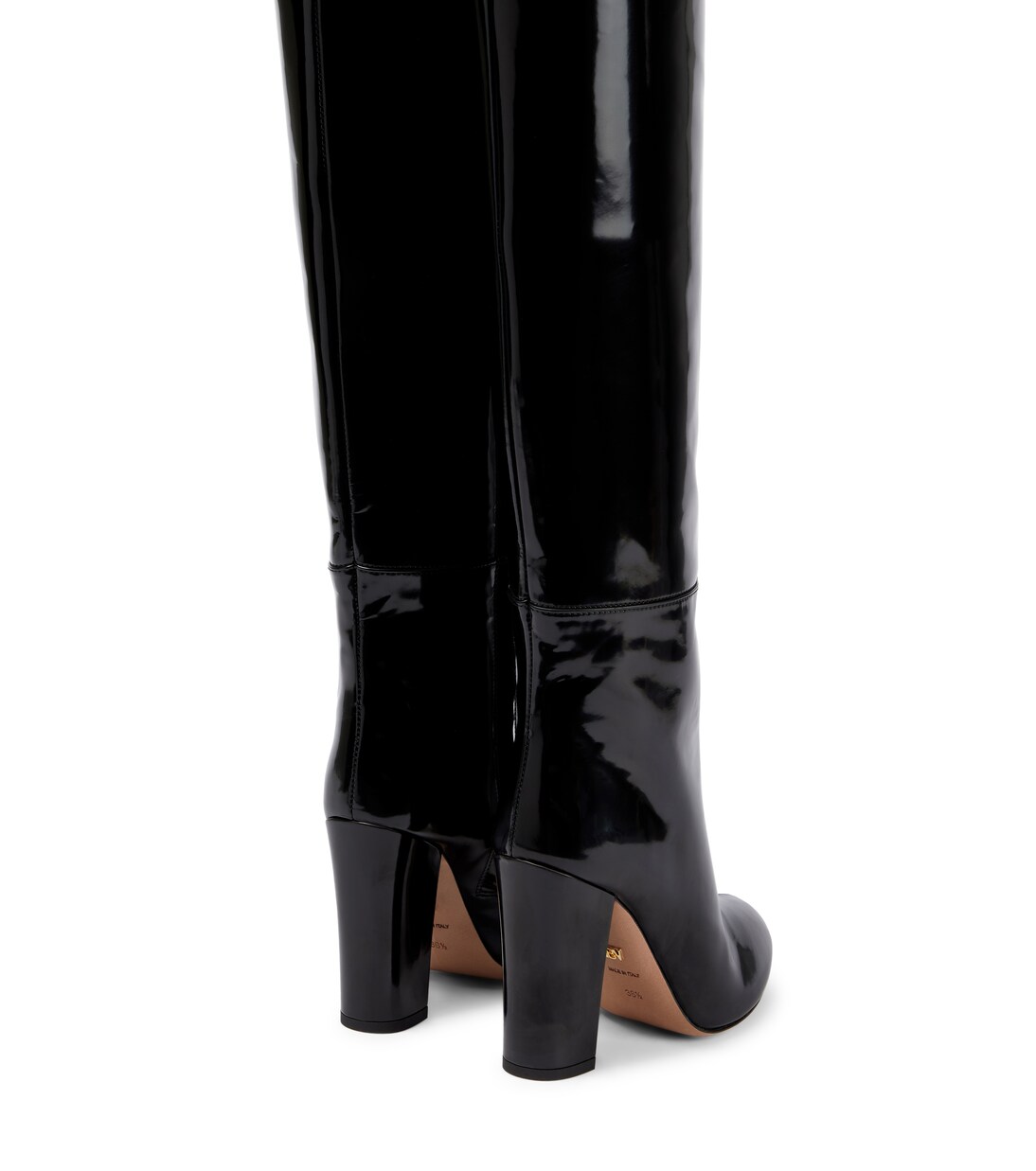 Suede-trimmed PVC knee-high boots | Giambattista Valli