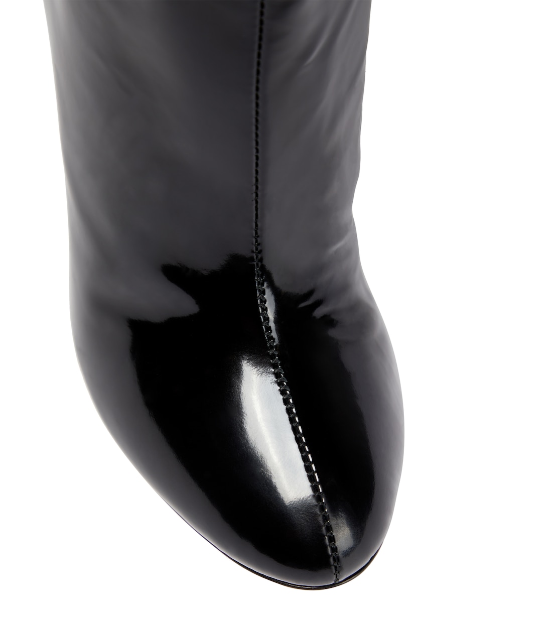 Suede-trimmed PVC knee-high boots | Giambattista Valli