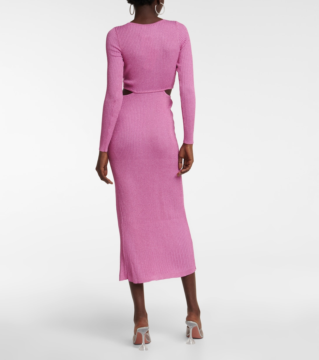 Bernette Lurex® cutout dress | LoveShackFancy