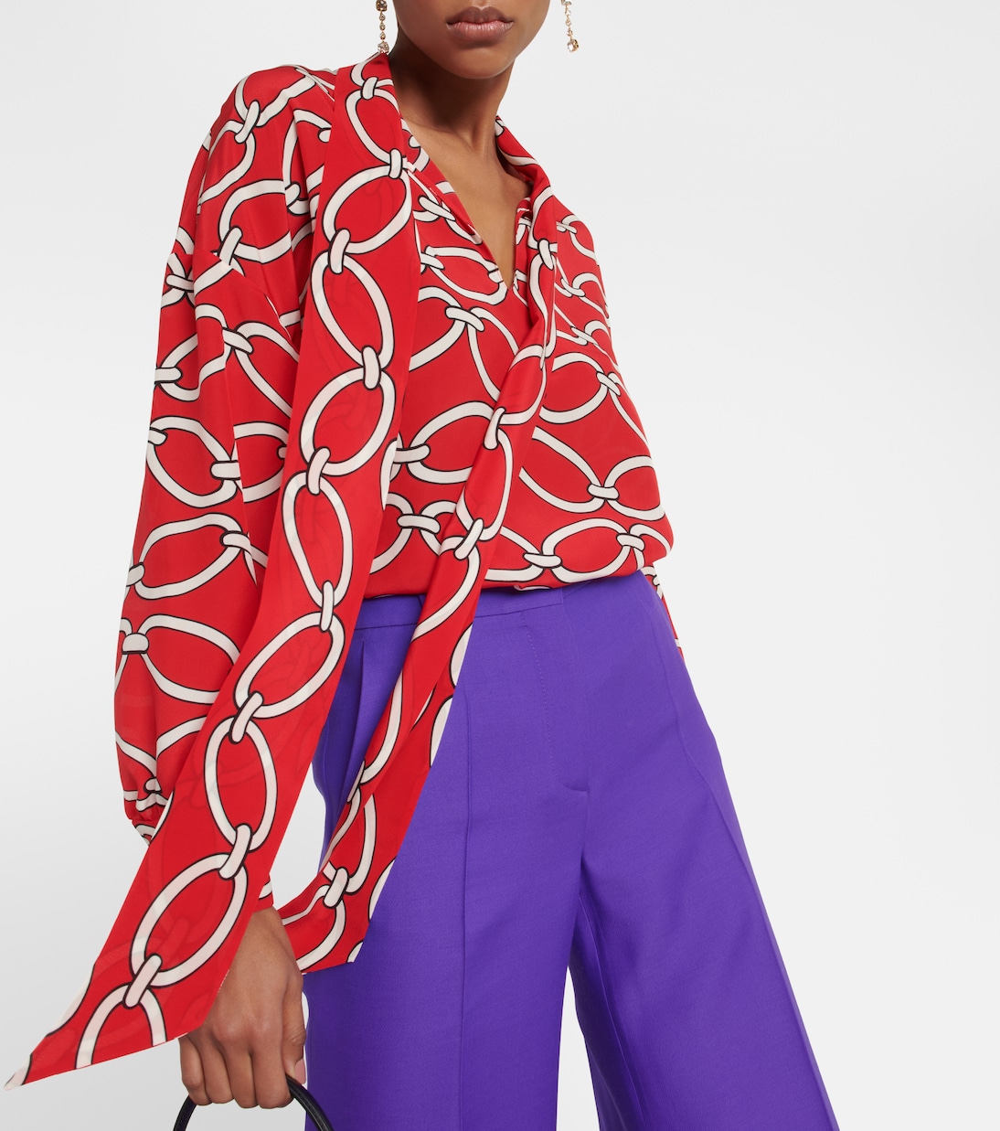 Bluse Chain 1967 aus Seide | Valentino