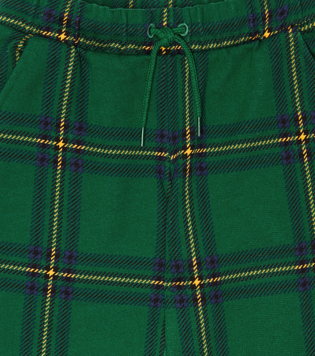 Checked cotton sweatpants | Mini Rodini