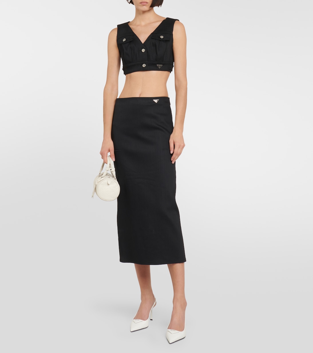 Tote Bag Mini aus Leder | Prada