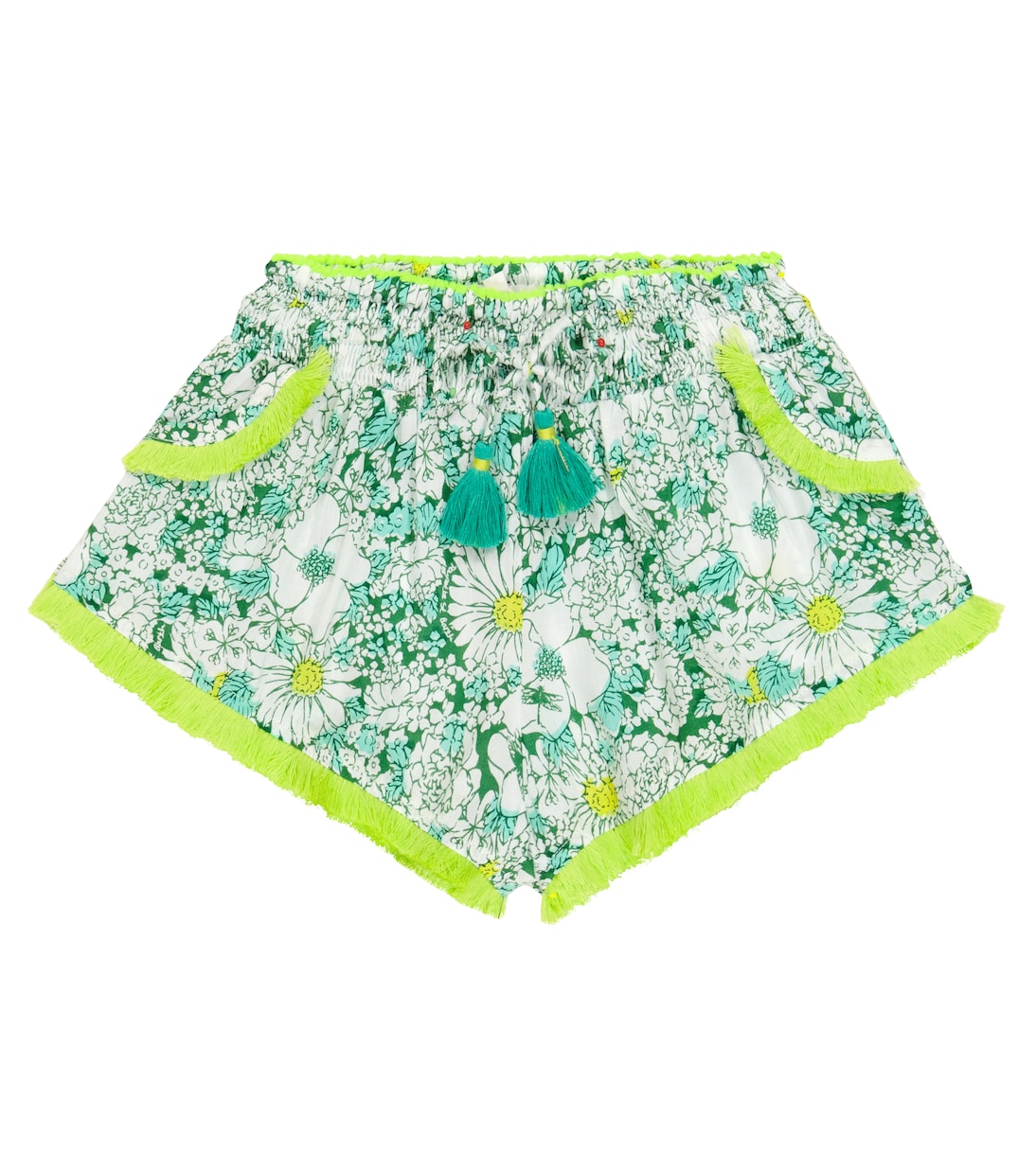 Lulu floral shorts | Poupette St Barth Kids