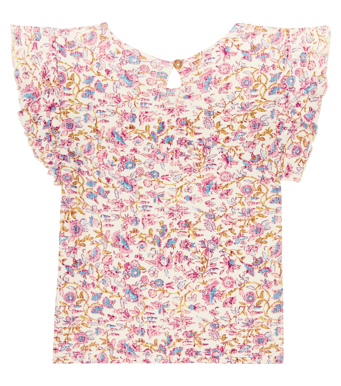 Hermance floral cotton jersey T-shirt | Louise Misha
