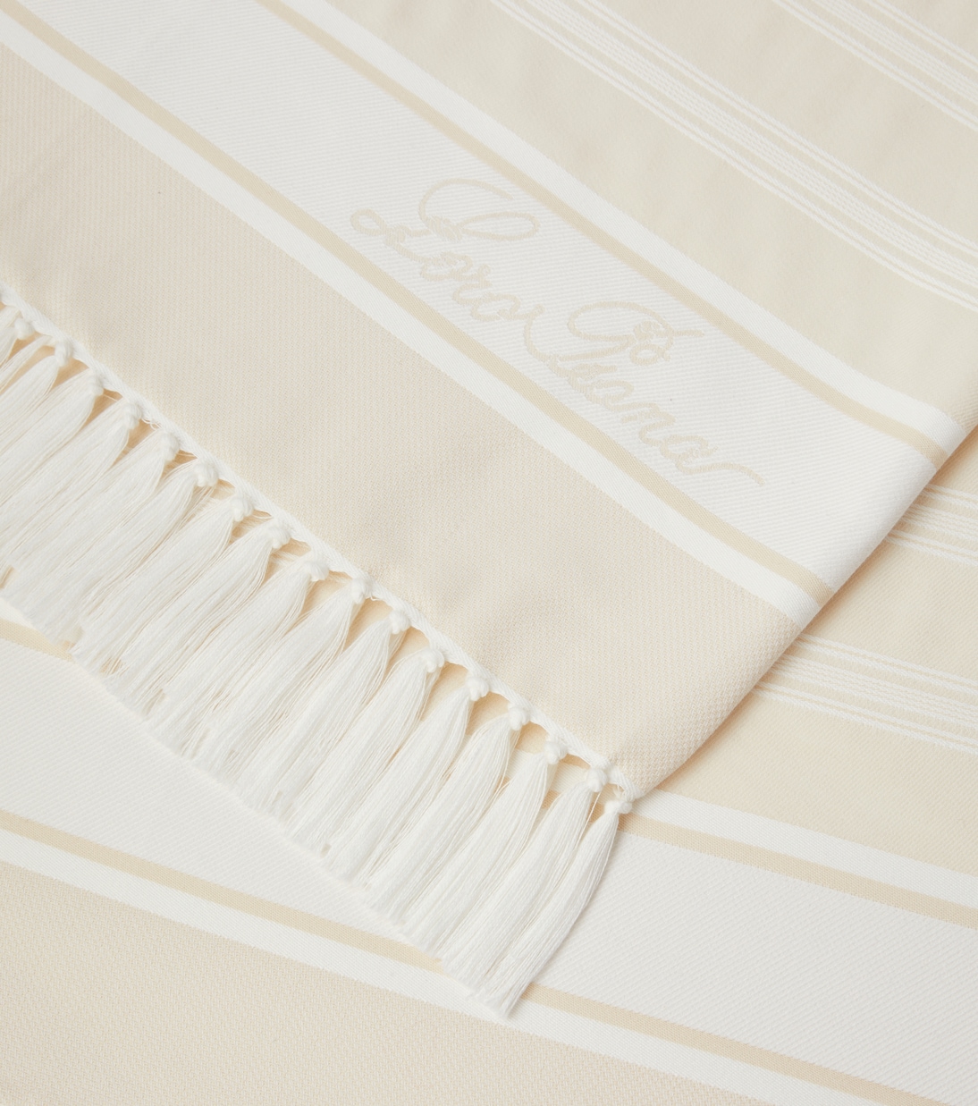 Striped cotton beach towel | Loro Piana