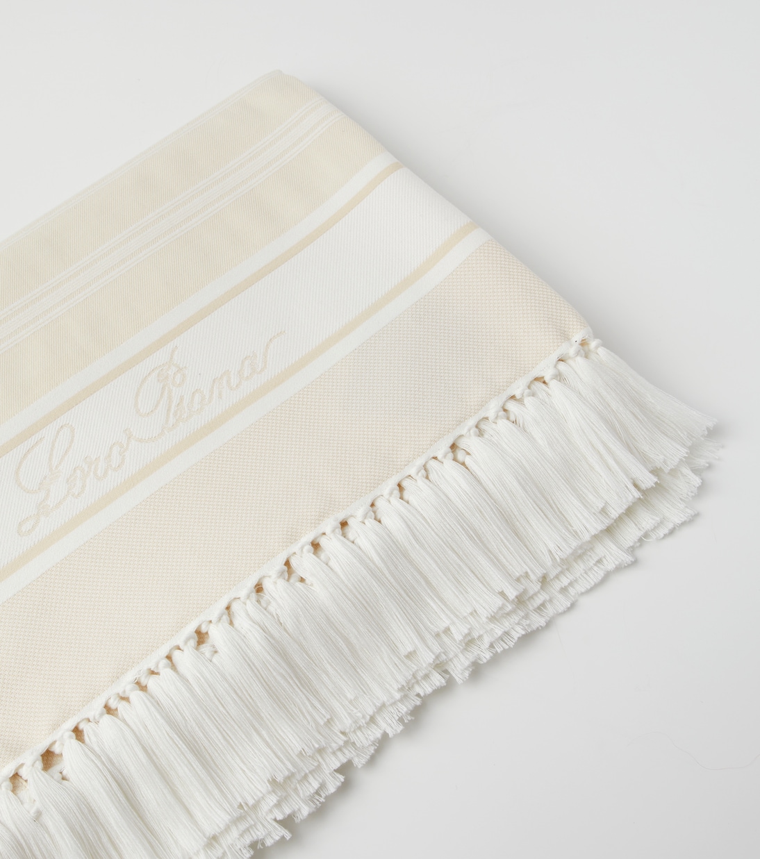 Striped cotton beach towel | Loro Piana