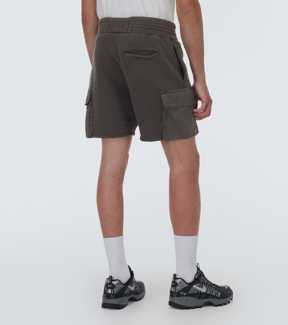 Cotton jersey cargo shorts | Les Tien