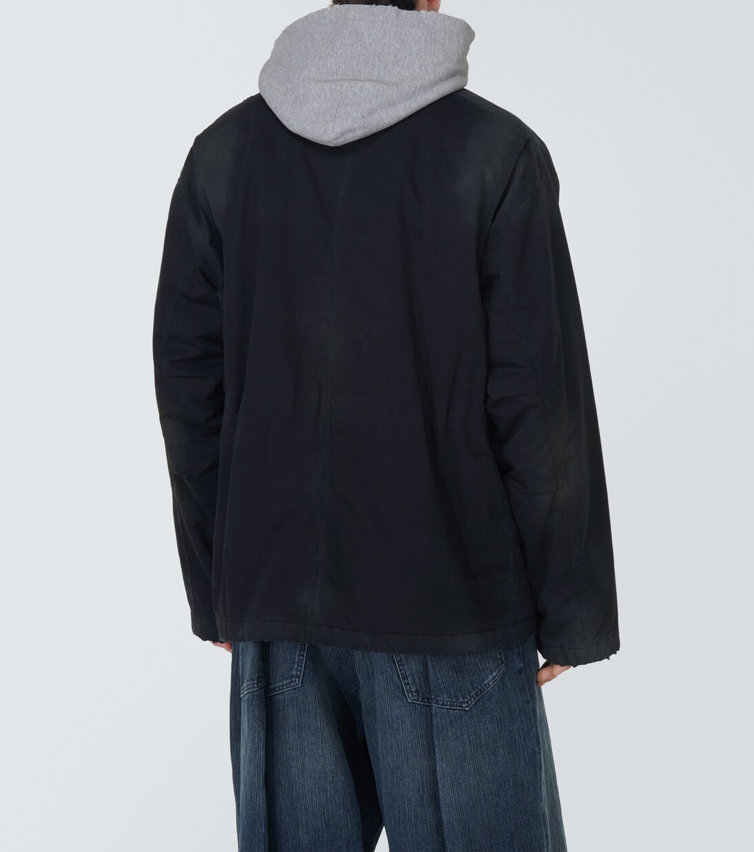 Oversized cotton gabardine parka | Balenciaga