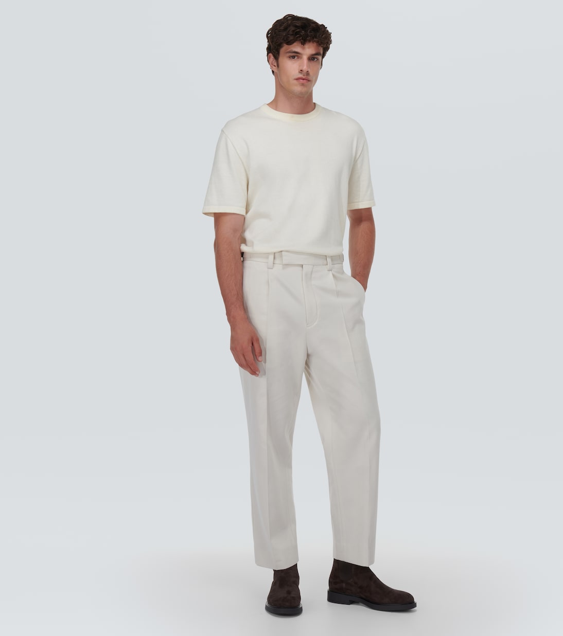 Chelsea Boots Douglas aus Veloursleder | Gianvito Rossi