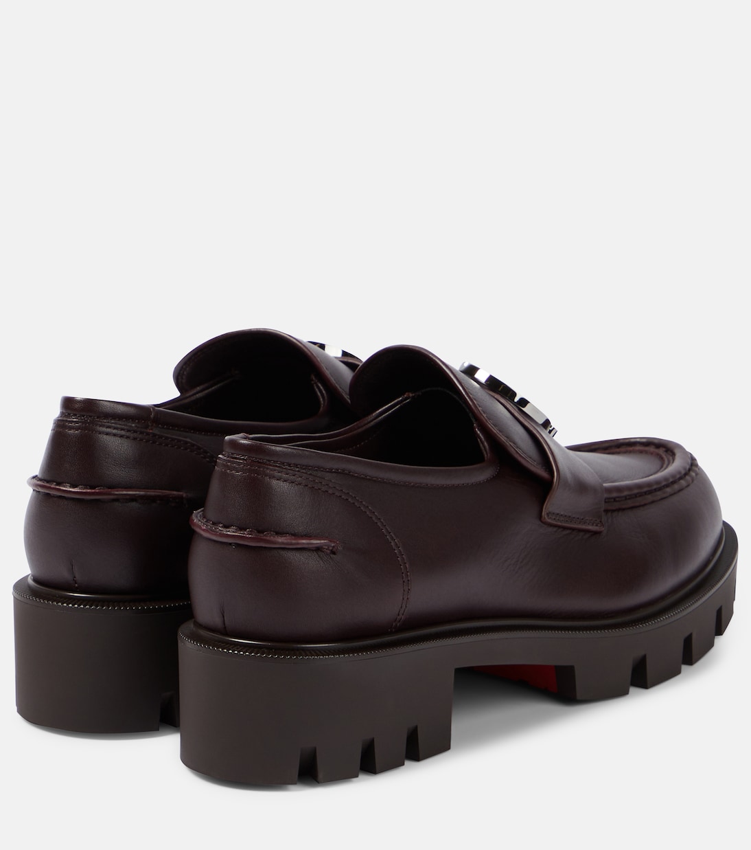 CL Moc Lug leather loafers | Christian Louboutin