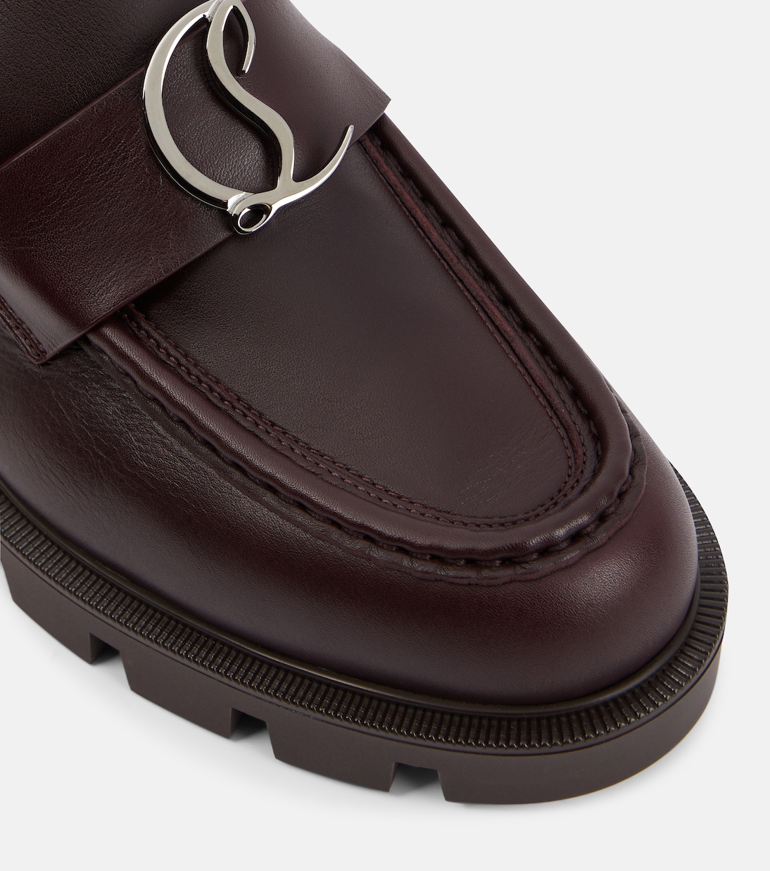 CL Moc Lug leather loafers | Christian Louboutin