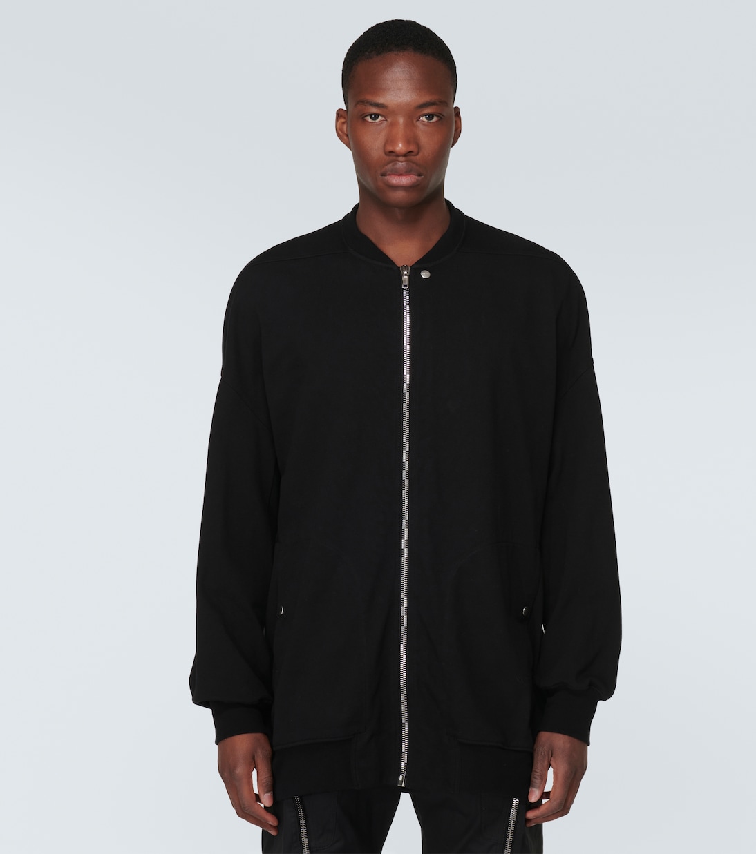 Jumbo Peter Flight distressed cotton jacket | Rick Owens