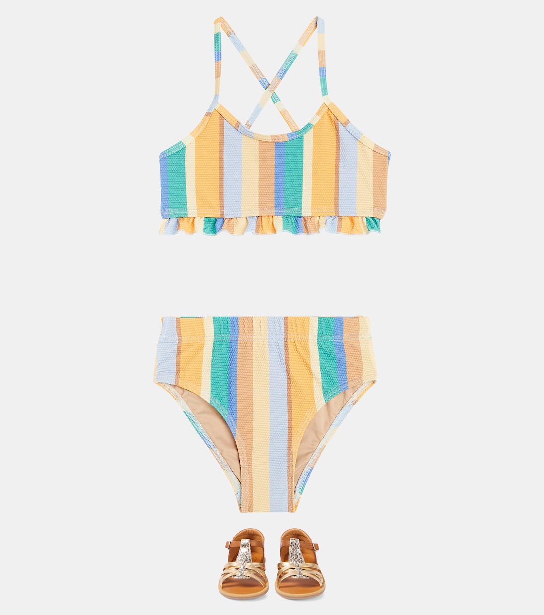 Striped bikini | Tinycottons