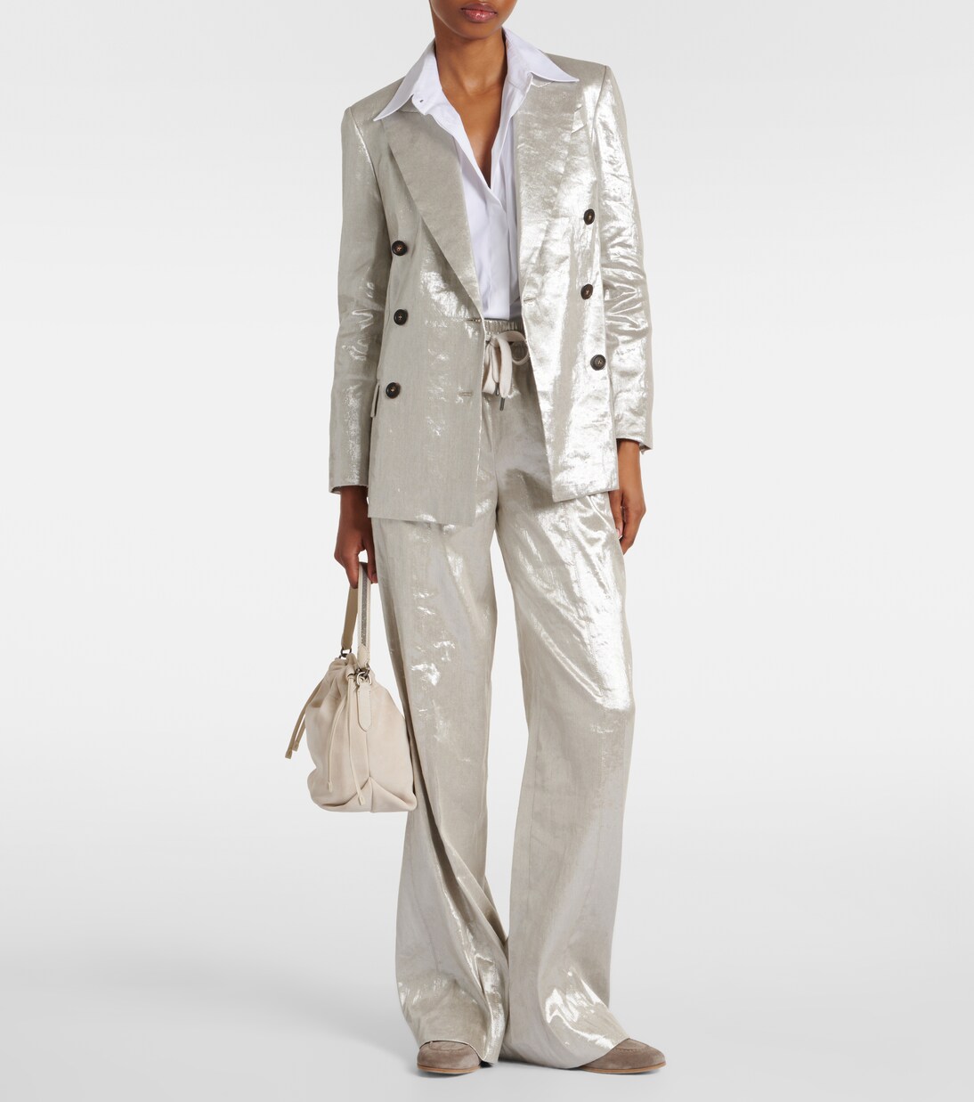 Blazer aus einem Leinengemisch | Brunello Cucinelli