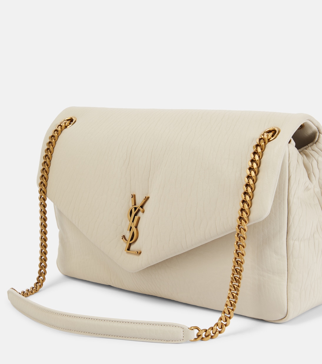 Calypso Large leather shoulder bag | Saint Laurent