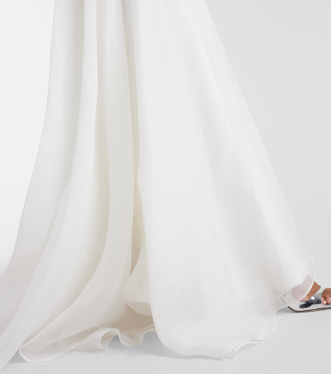 Bridal Dhalia caped silk gown | Maticevski