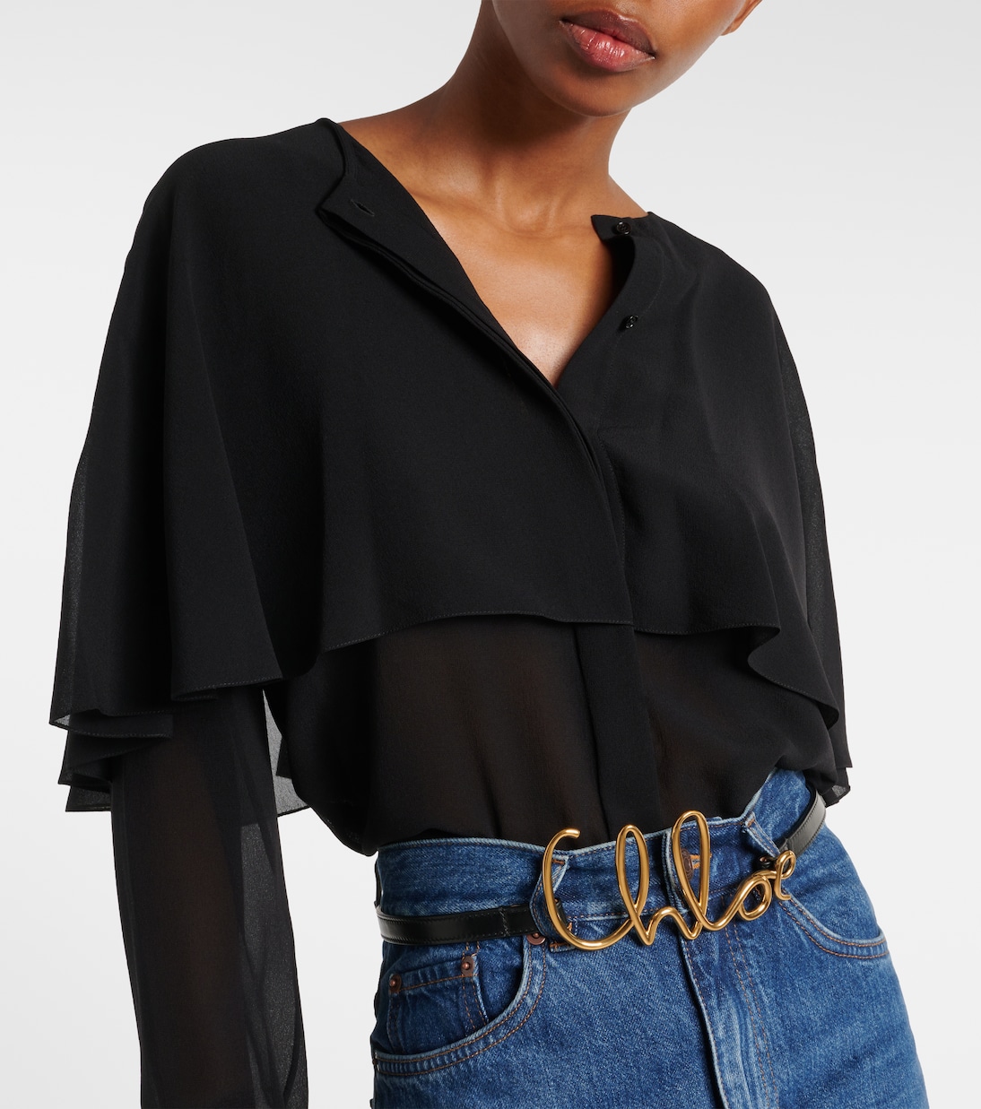 Chloé Iconic slim leather belt | Chloé