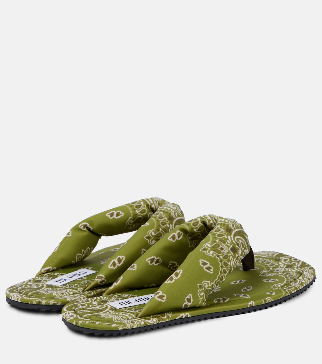 Indie bandana printed thong sandals | The Attico