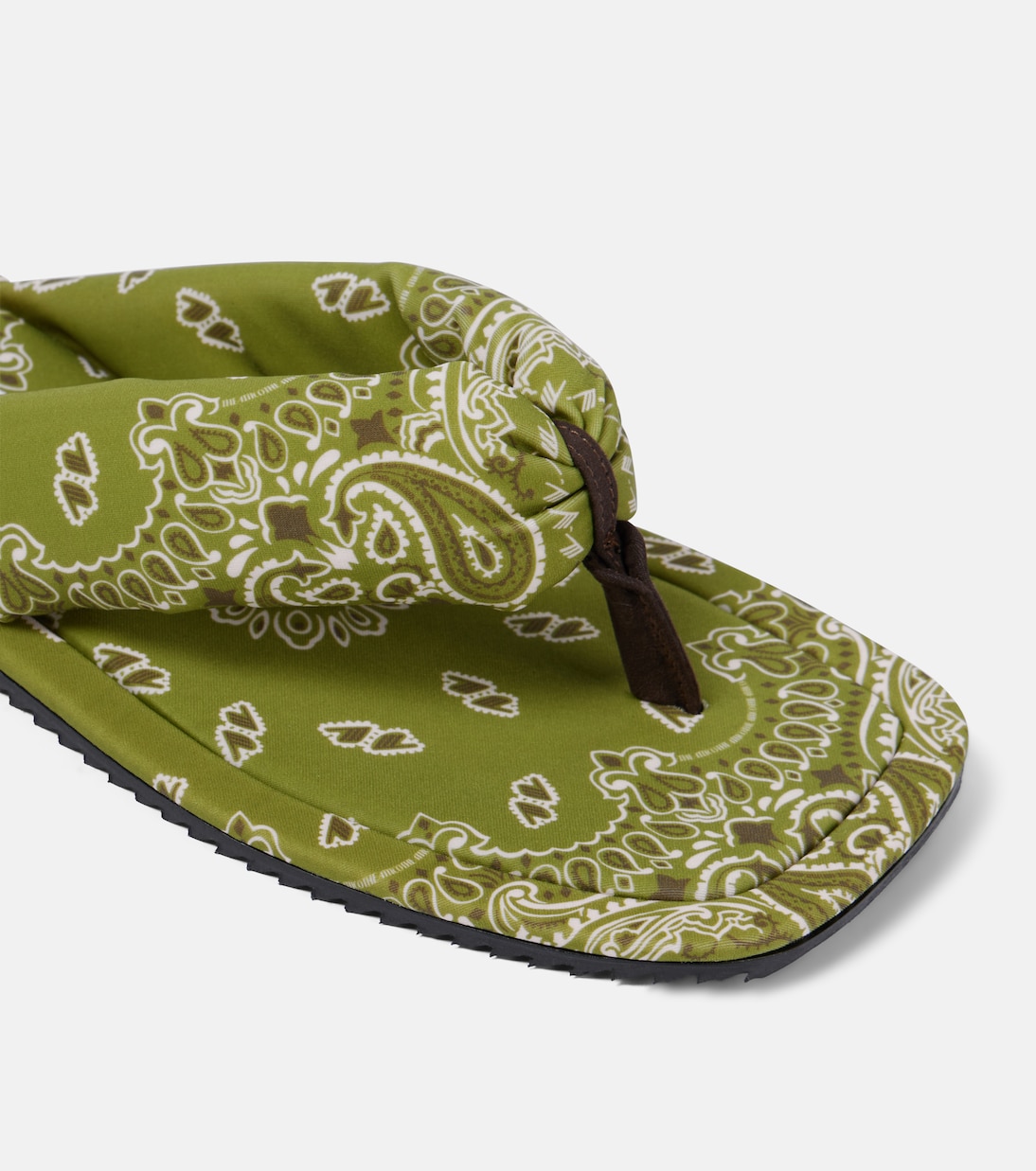 Indie bandana printed thong sandals | The Attico