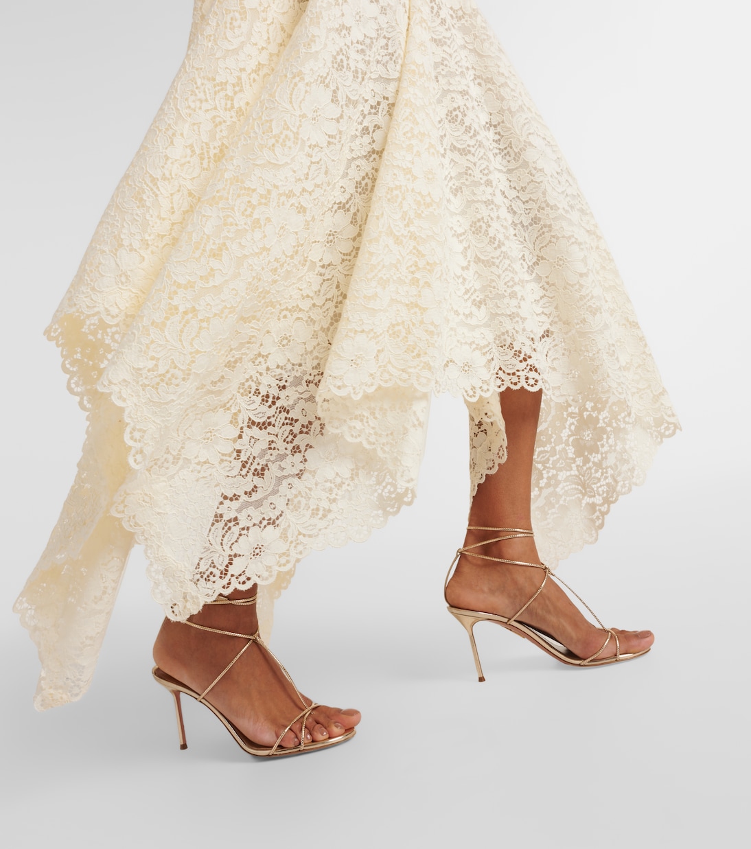 Abito midi in pizzo | Costarellos