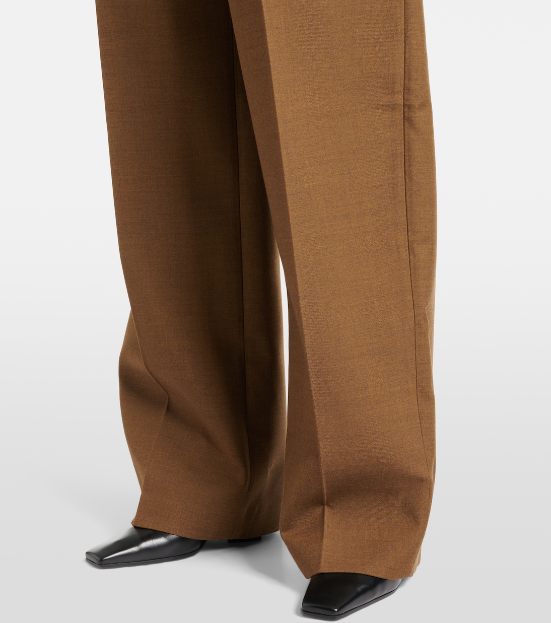 Weite High-Rise-Hose aus Woll-Twill | Tod's