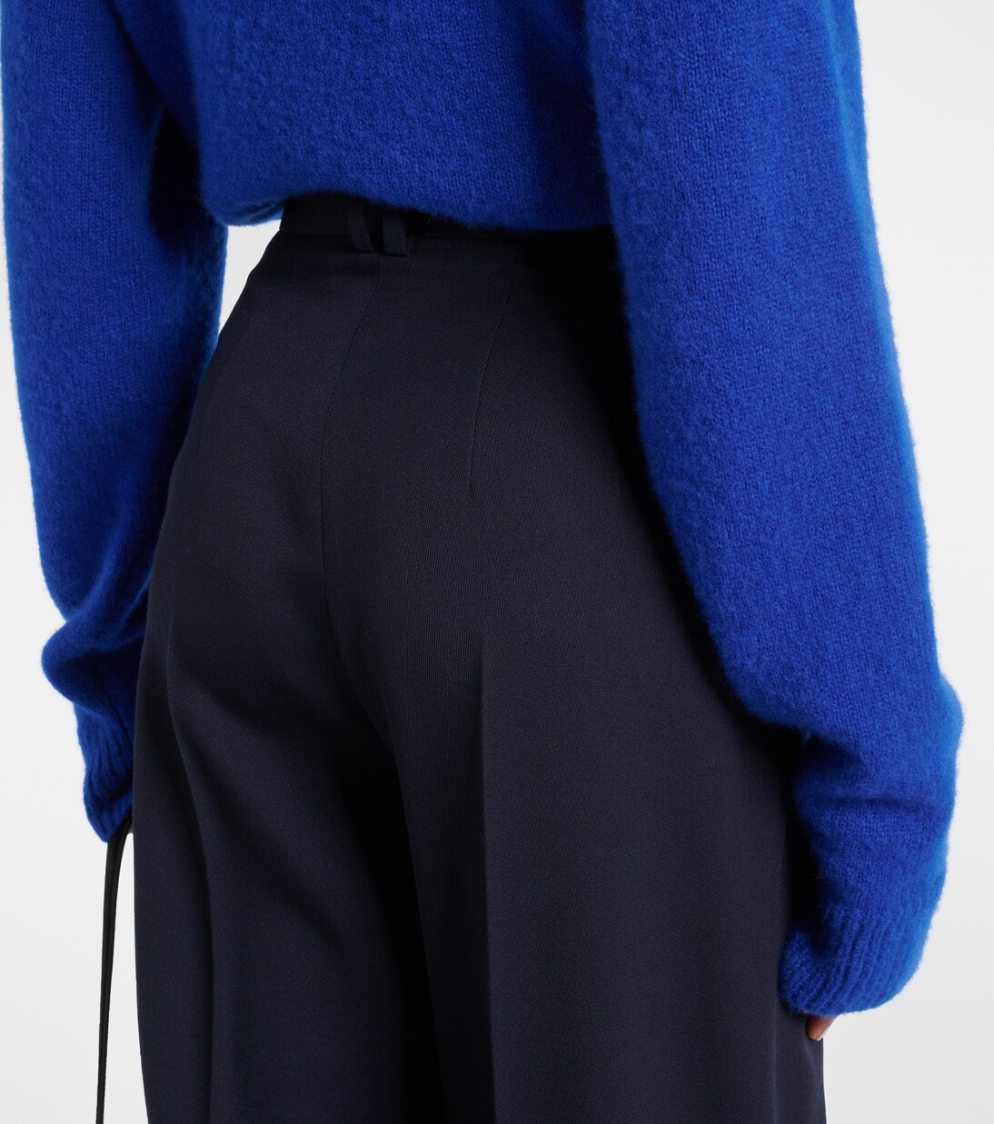 Weite Low-Rise-Hose Igor aus Wolle | The Row