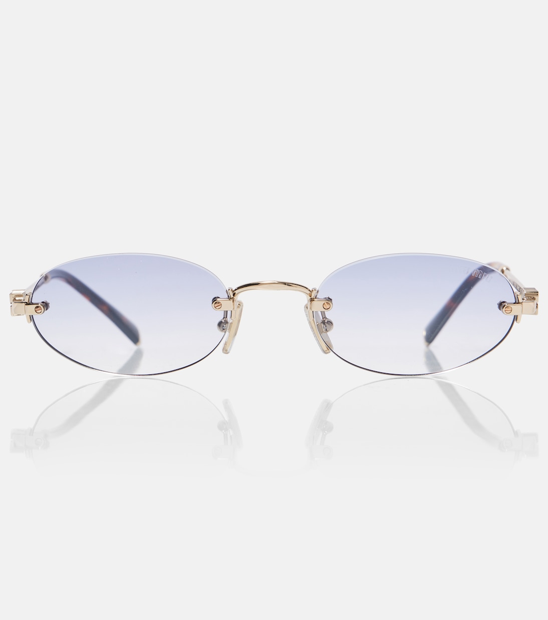 Ovale Sonnenbrille | Miu Miu
