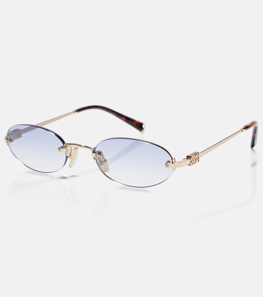 Ovale Sonnenbrille | Miu Miu