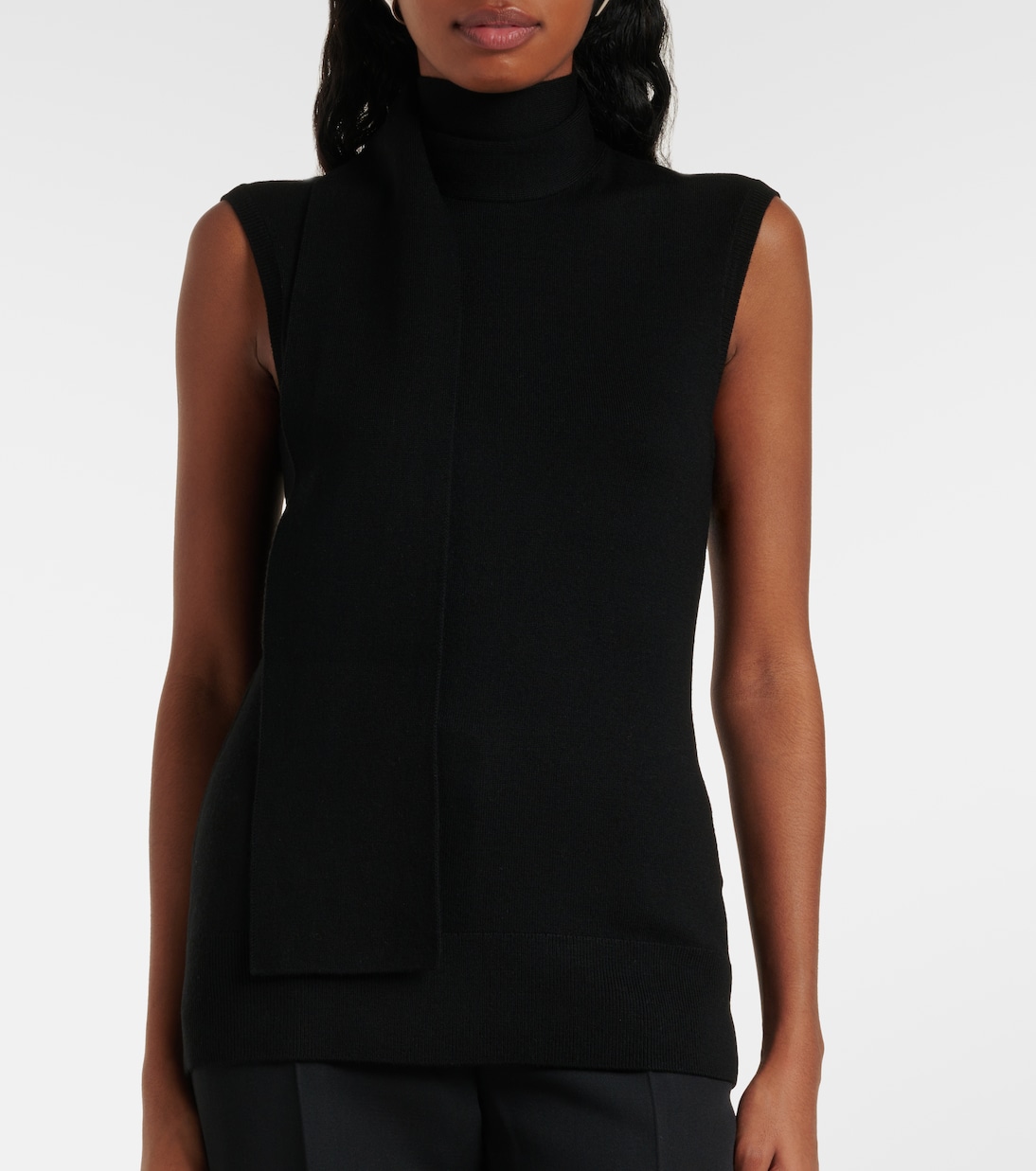 Top aus einem Wollgemisch | Toteme