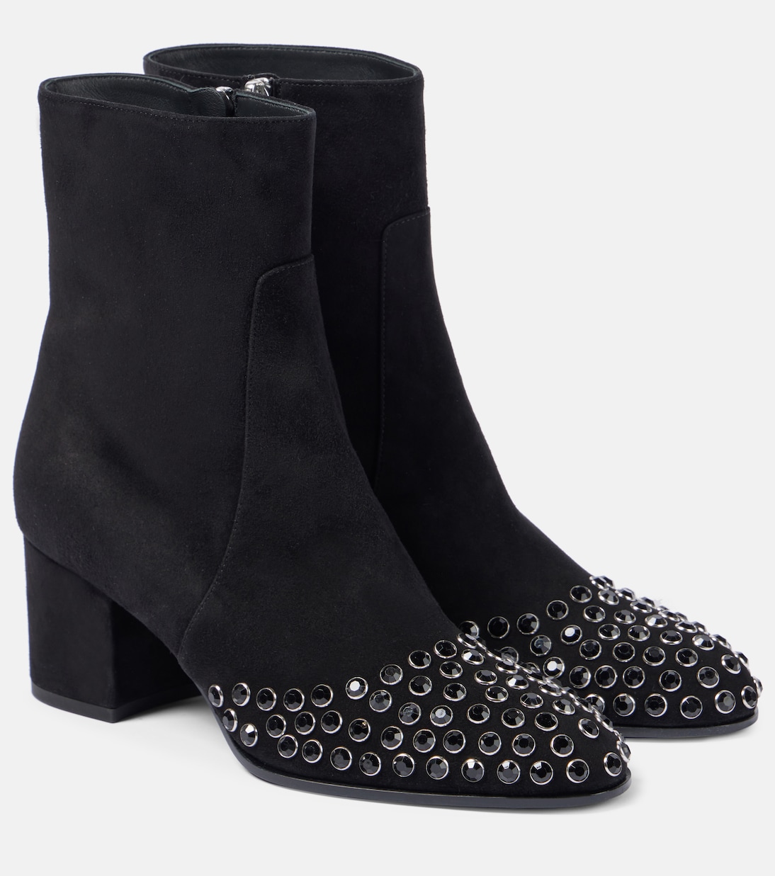 Embellished suede ankle boots | Alaïa