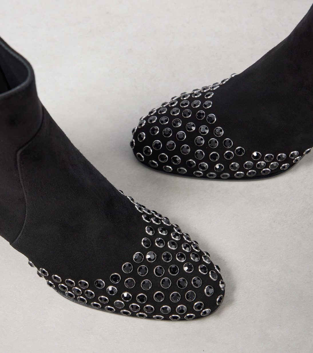 Embellished suede ankle boots | Alaïa