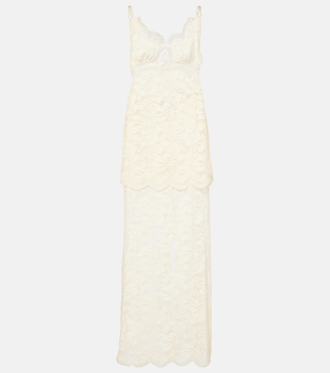 Maxikleid aus Spitze | Rabanne