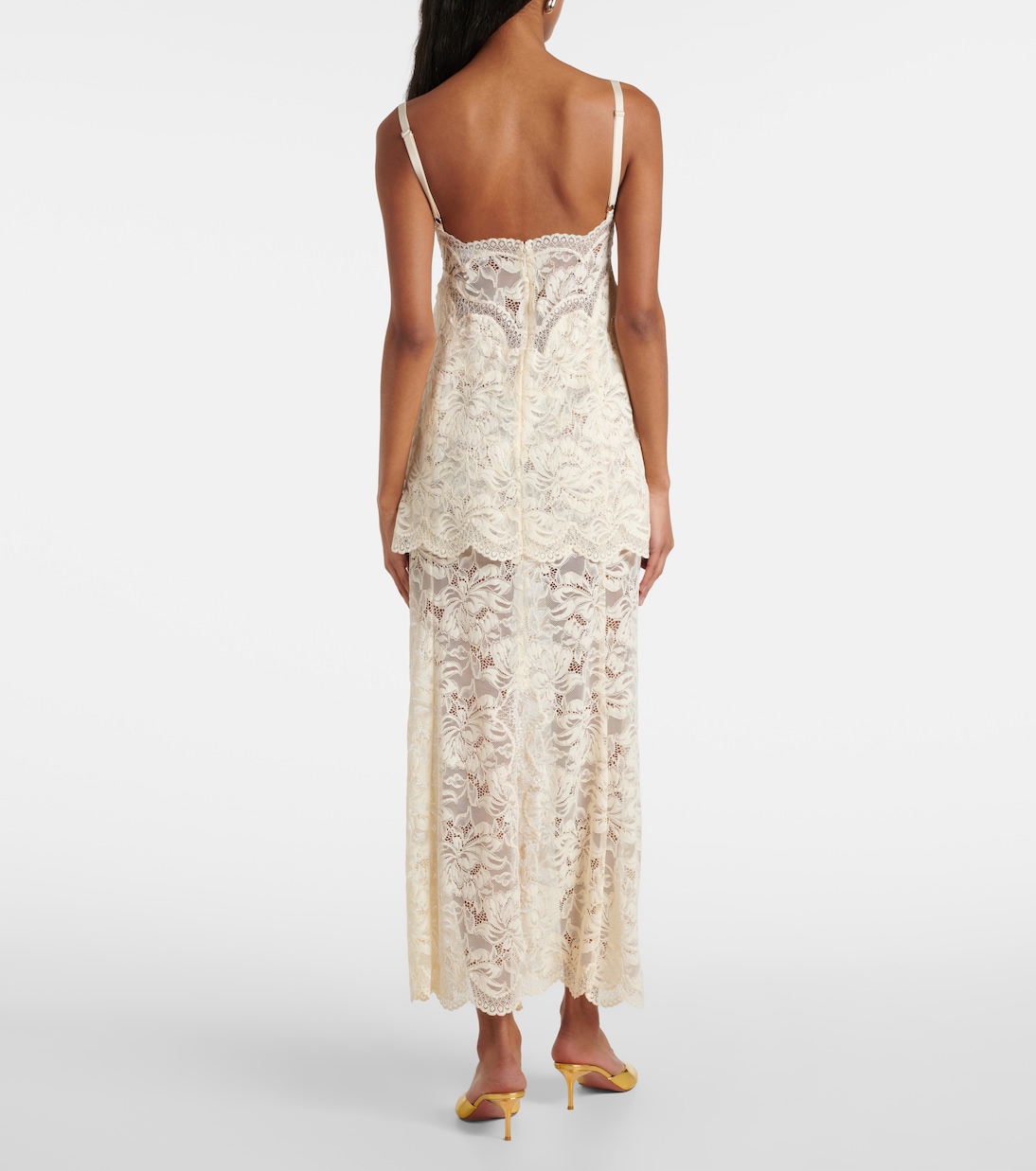 Maxikleid aus Spitze | Rabanne