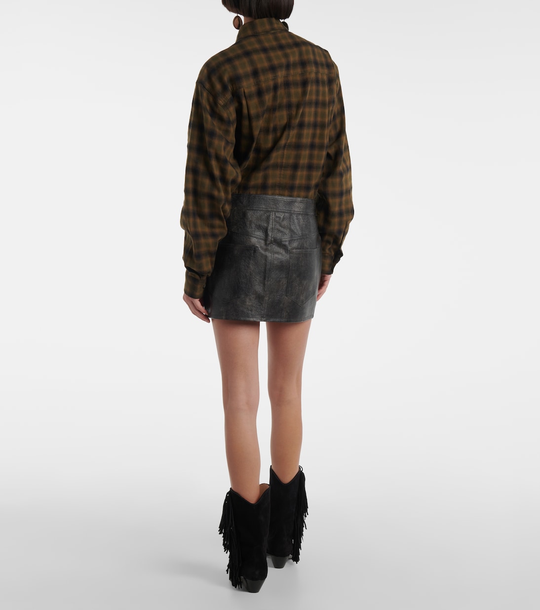 Minirock Claudine aus Lederimitat | Marant Etoile