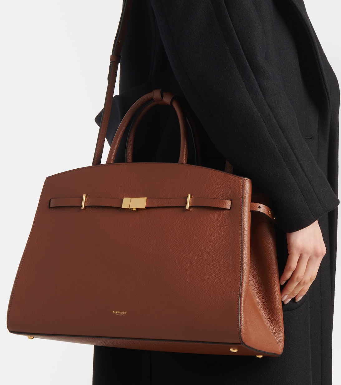 Hudson Small leather tote bag | DeMellier