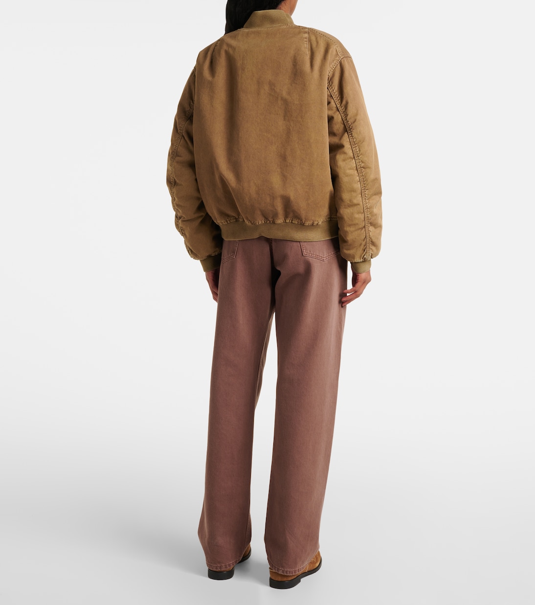 Bomberjacke aus Baumwoll-Gabardine | Miu Miu