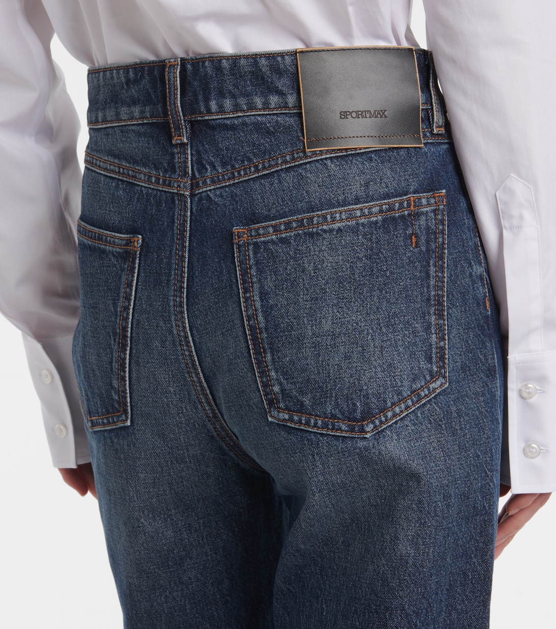 Mid-Rise Straight Jeans | Sportmax