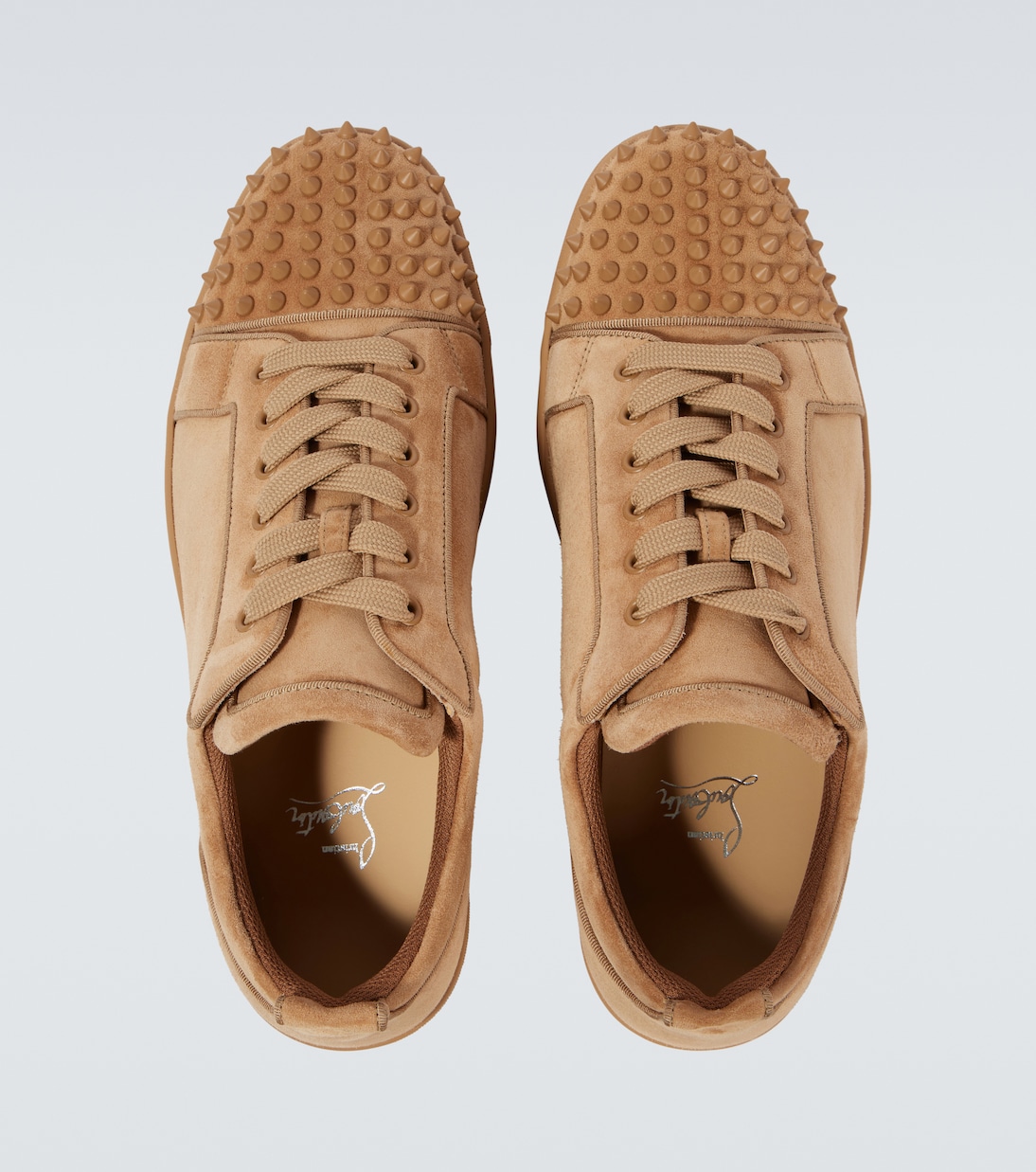 Sneakers Louis Junior Spikes in pelle | Christian Louboutin