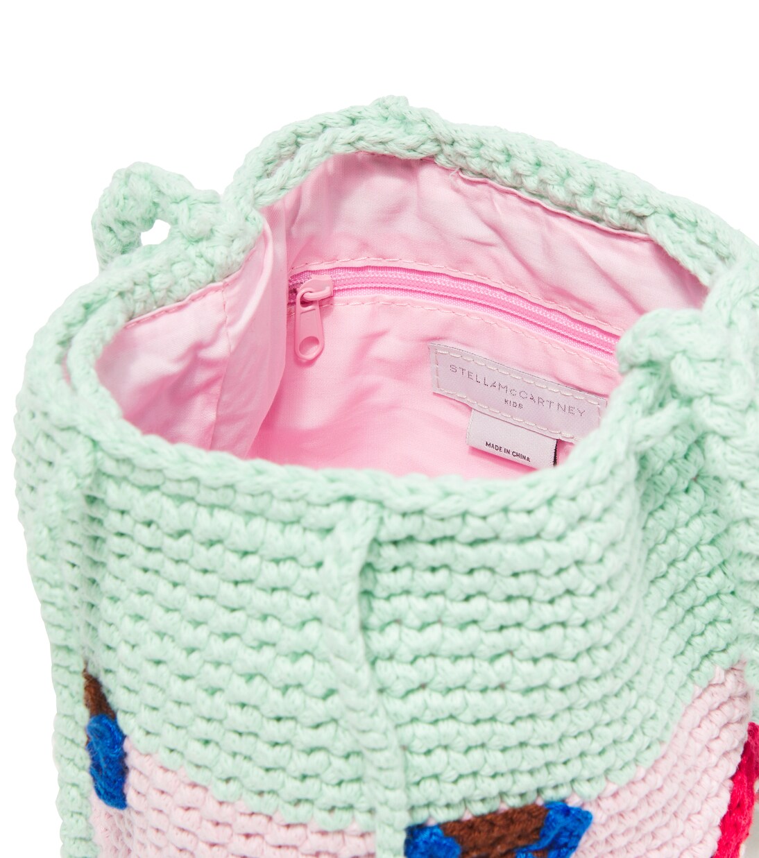 Crochet bucket bag | Stella McCartney Kids