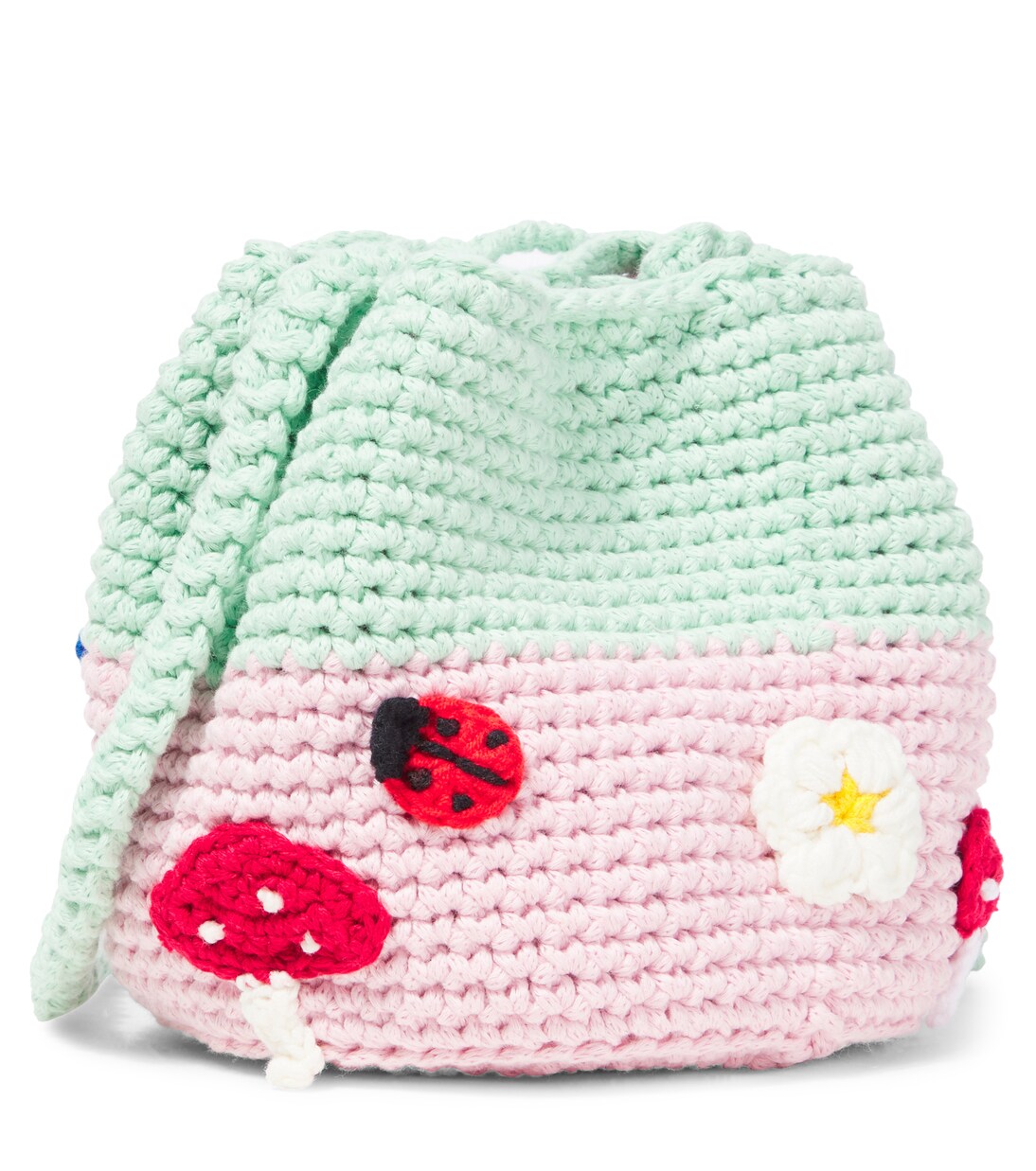 Crochet bucket bag | Stella McCartney Kids