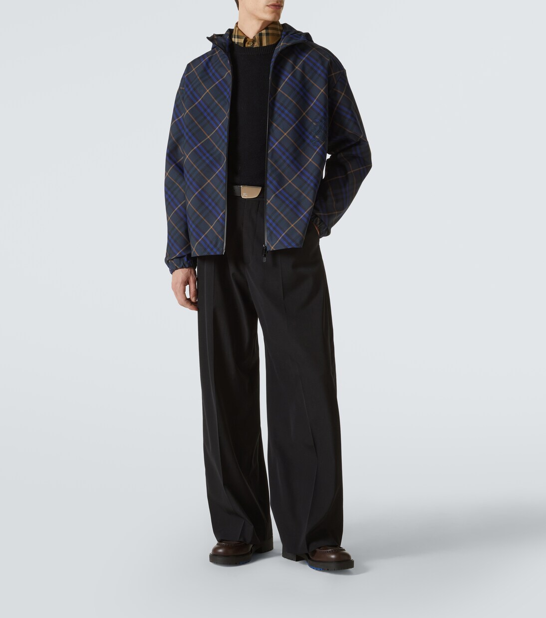 Checked windbreaker jacket | Burberry