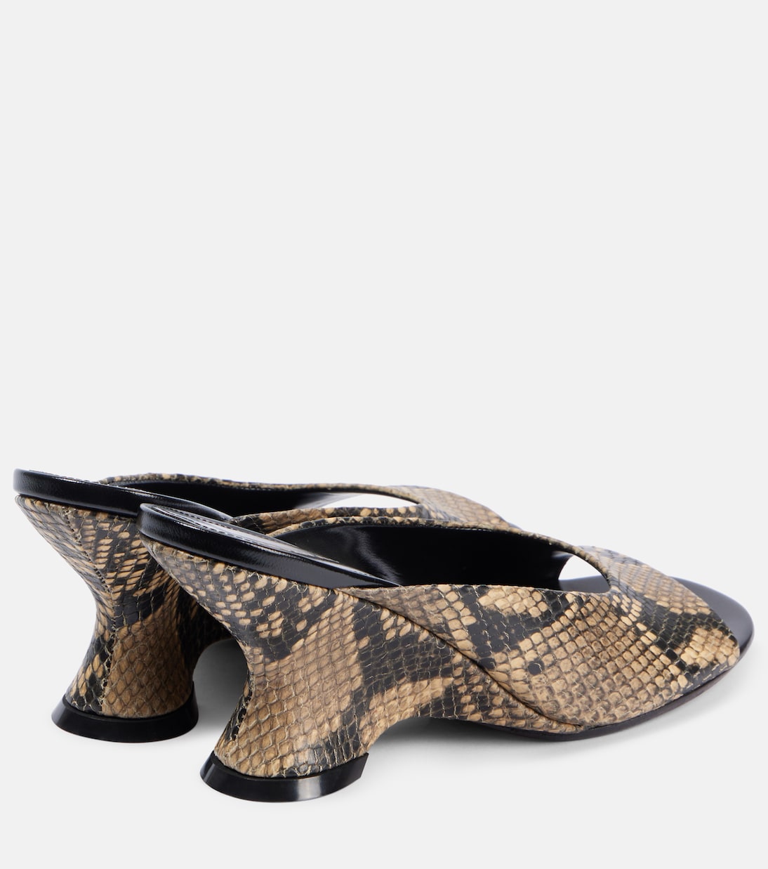 Pantoletten aus Leder | Dries Van Noten